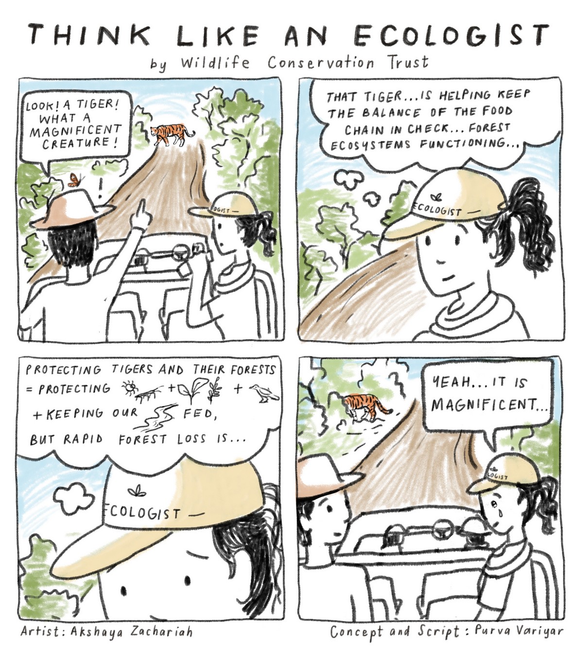 Think Like an Ecologist – A comic series by WCT