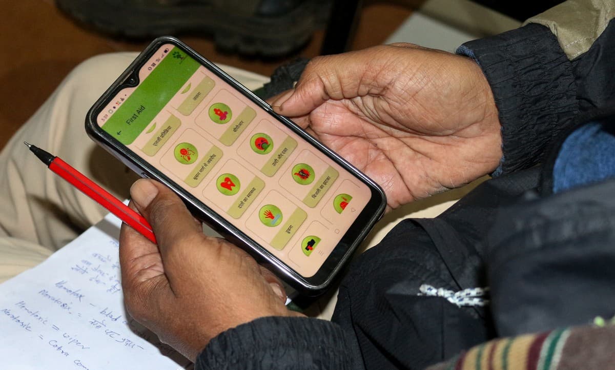 Vann Aarogya Android App
The Vann Aarogya mobile application, developed by WCT, is a pioneering solution for the health and well-being of forest staff. This innovative application serves as a comprehensive platform that addresses the unique health and medical emergency challenges faced by forest staff in remote areas.
