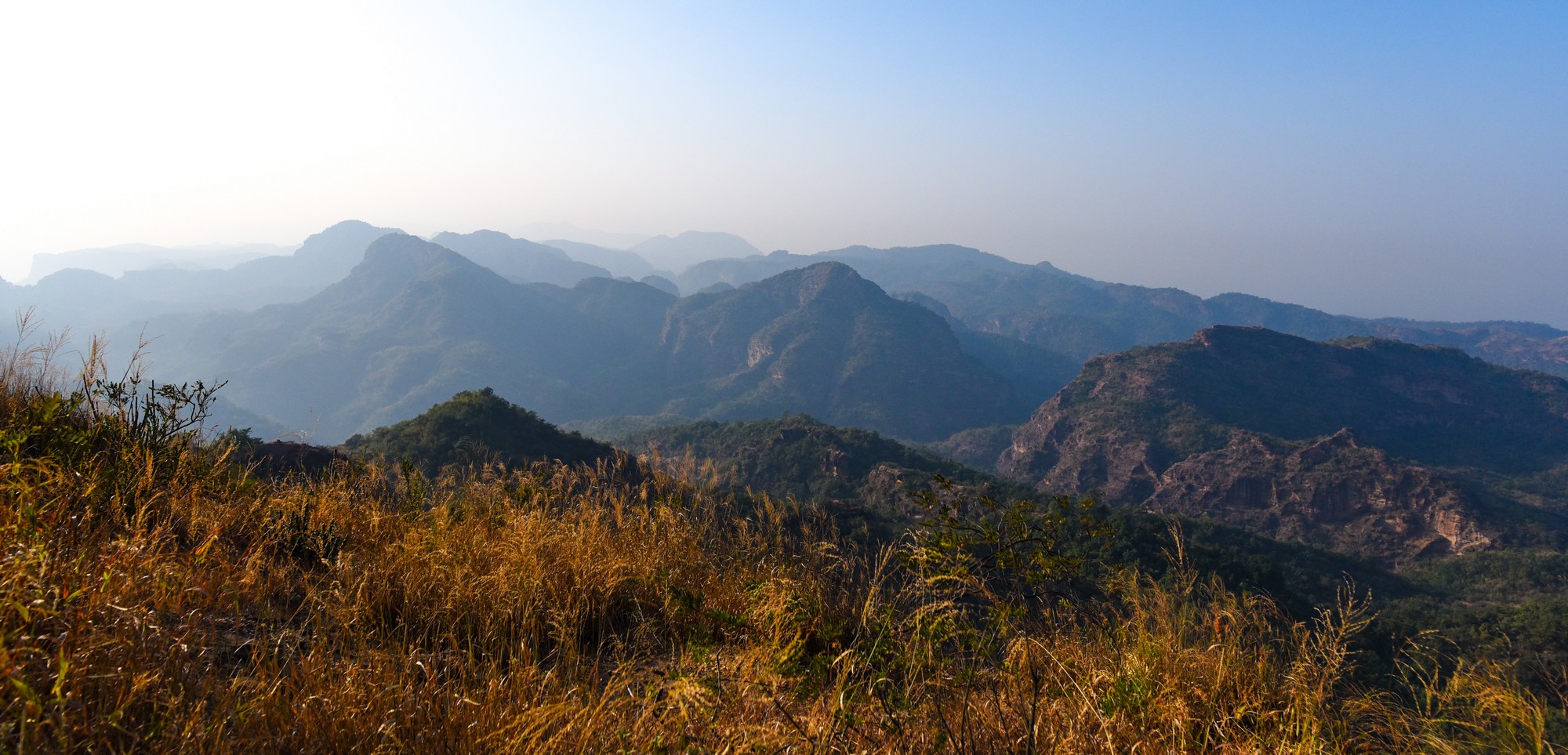 The Satpura Otter Saga - A view of the rugged terrain of the Satpuras, with jagged peaks and deep valleys defining this landscape. Photo: Aditya Joshi/WCT