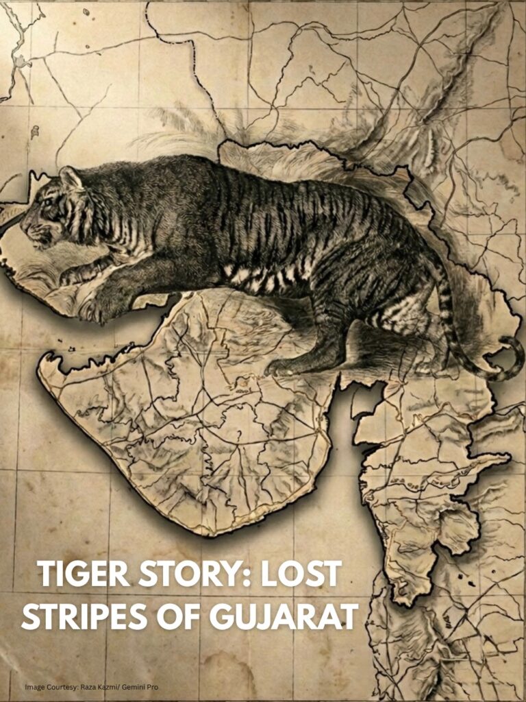 Tiger Story: Lost Stripes of Gujarat: At the turn of the 20th century, Gujarat was the only place in the world where you could hope to see four big cats — lion, leopard, tiger, and cheetah. The first two still live in Gujarat. Unfortunately, the Asiatic cheetah and Gujarat’s tigers.